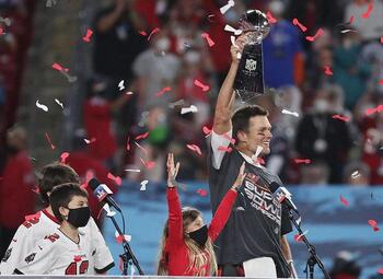 Tom Brady au 7e ciel avec les Buccaneers