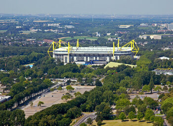 Het Signal Iduna Park of de arena van de gevreesde Gele Muur