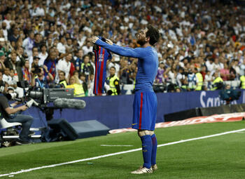 Mythische vieringen: Messi toont aan Bernabeu wie de baas is