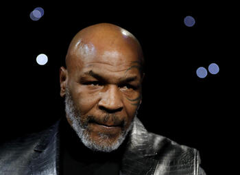 54 jaar geworden en een comeback plannen, dat kan alleen Mike Tyson