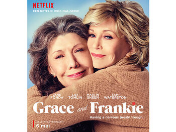 Wat als je man ineens uit de kast komt? Vraag het aan ‘Grace and Frankie’!