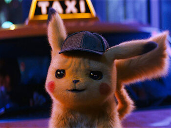 Mens en Pokémon samen in hyperrealistische live-actionwereld