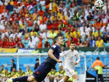 Robin Van Persie vs Spanje (2014)