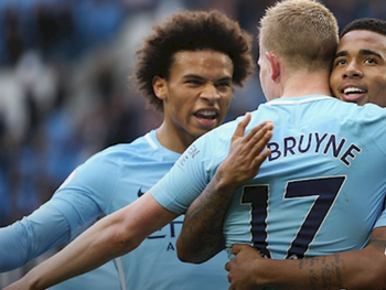 Geweldige assist op Sané tegen Stoke
