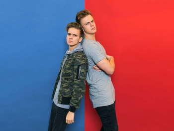 Joe Sugg en Caspar Lee