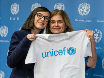 Ambassadrice de l’Unicef