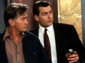 Martin en Charlie Sheen