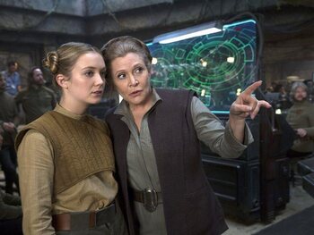 Carrie Fisher en Billie Lourd