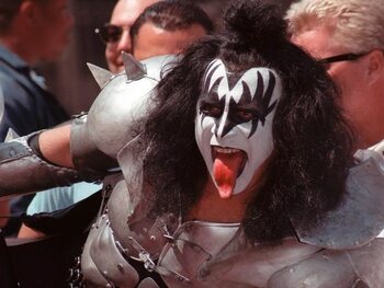 De tong van Gene Simmons (Kiss)