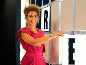 Frances Lefebure is bordjesomdraaister Roxanne Smidts