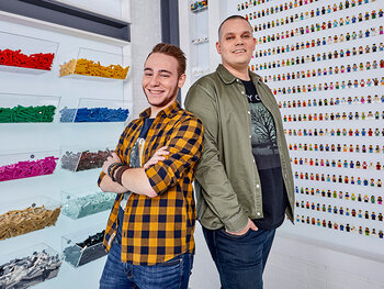 Hobbyvrienden Corneel en Björn