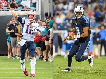 L’action de la semaine – La battle de trick plays entre Tom Brady et Marcus Mariota