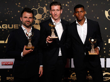 Club Brugge aan het feest op het gala van de Profvoetballer van het Jaar