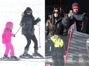 Kim Kardashian en Kanye West