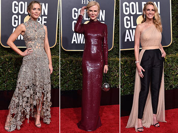 Prachtige jurken op de Golden Globes