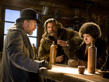Jennifer Jason Leigh alias Daisy Domergue dans "Les Huit Salopards"