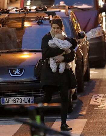 Charlotte Casiraghi en zoon