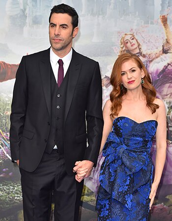 Isla Fisher en Sacha Baron Cohen