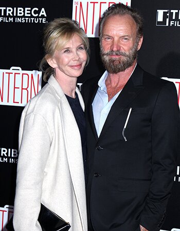 Sting en Trudie Styler