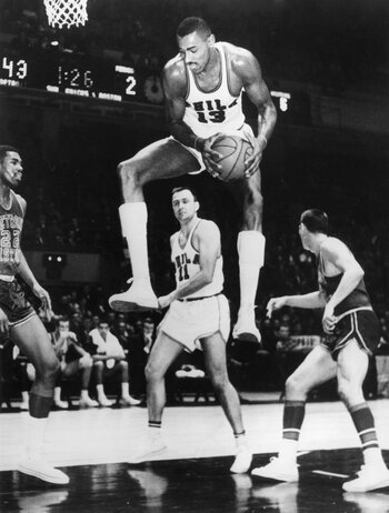 Op naar ongekende hoogten onder impuls van ontketende Wilt Chamberlain
