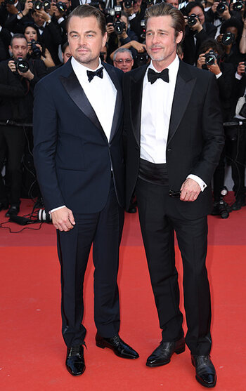 Leonardo DiCaprio et Brad Pitt