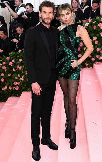 Miley Cyrus en Liam Hemsworth