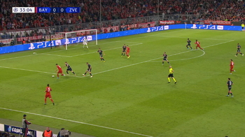 Goal: Bayern München 1 - 0 Crvena Zvezda 34', Coman