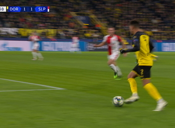 Goal: Borussia Dortmund 2 - 1 Slavia Prague 61', Brandt