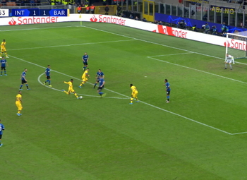 Goal: Inter Milan 1 - 2 FC Barcelone 87', Fati