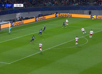 Goal: RB Leipzig - Tottenham Hotspur 10', Sabitzer