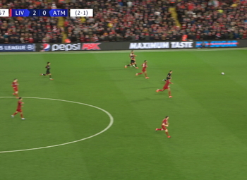 Goal: Liverpool 2 - 1 Atlético Madrid 97', Llorente
