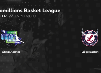 Samenvatting Okapi Aalstar - Liège Basket