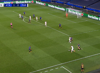 Goal: Atalanta Bergamo 1 - 1 Paris SG 90' Marquinhos