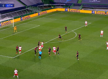 Goal: RB Leipzig 1 - 0 Atlético Madrid 50' Olmo
