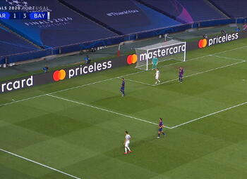 Goal: FC Barcelona 1 - 4 Bayern München 31' Muller