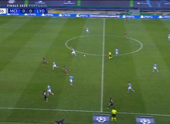 Goal: Manchester City 0 - 1 Lyon 24' Cornet