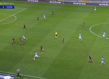 Goal: Manchester City 1 - 1 Lyon 69' De Bruyne