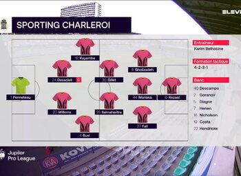 Speeldag 3 OH Leuven - Sporting Charleroi (1-3)