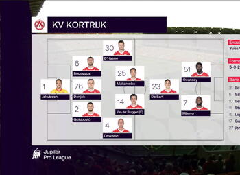 Speeldag 6 Standard - KV Kortrijk (2-1)