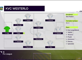 Journée 2 Union St Gilloise - KVC Westerlo (0-0)