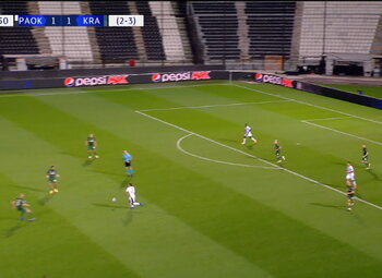 Goal: PAOK Salonique 1 - 2 Krasnodar 78' Cabella