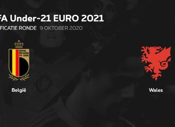 Résumé Belgique (-21) - Pays de Galles (-21)