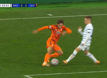Goal: Dynamo Kiev 0 - 1 Juventus Turin 46', Morata