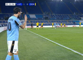 Goal: Lazio Rome 2 - 0 Borussia Dortmund 23', Felipe