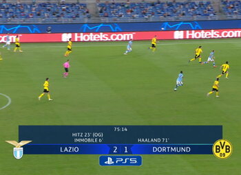 Goal: Lazio Rome 3 - 1 Borussia Dortmund 76', Akpa Akpro