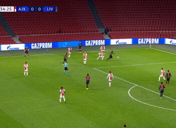 Own Goal: Ajax Amsterdam 0 - 1 Liverpool 35' Tagliafico