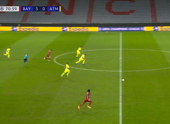 Goal: Bayern Munich 4 - 0 Atlético Madrid 72' Coman