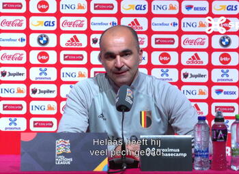 Martinez: "Eden had heel graag meegedaan met deze match"