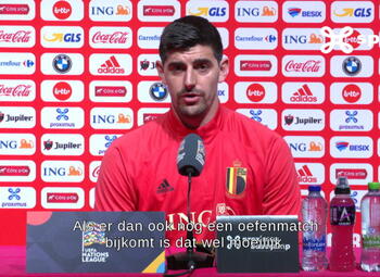 Courtois: "Er is altijd motivatie om met de Rode Duivels te spelen."