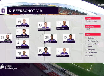 Speeldag 14 KV Mechelen - Beerschot (2-3)